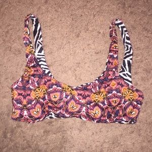 Billabong reversible bathing suit top